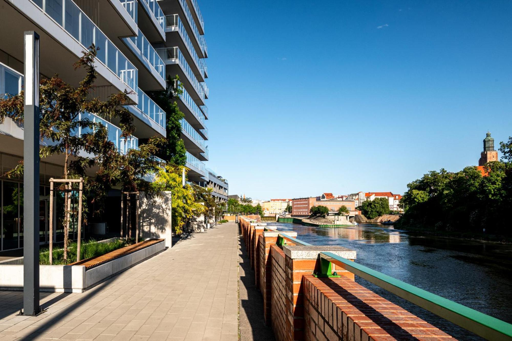 Witolda Riverside Apartments - Balcony, City View - By Rentujemy Wroclaw Luaran gambar
